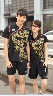 LI NING李寧運(yùn)動(dòng)服 2014年{zx1}款 乒乓球運(yùn)動(dòng)服 情侶裝乒乓球服