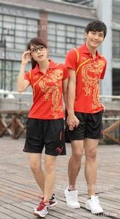 LI NING李寧運動服 新款 情侶裝羽毛球運動服 羽毛球比賽訓練服吸濕排汗面料原始圖片3
