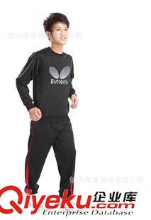 秋冬套裝 新款Butterfil蝴蝶乒乓球長袖運動服秋冬裝乒乓球運動服 男裝