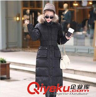 第三波 冬季新款2015羽絨棉服女 韓版個性迷彩大毛領連帽長款棉外套大衣原始圖片3
