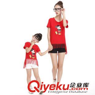 親子裝 實(shí)拍秋款印花棒球服外套韓版母女親子裝短外套夾克上衣潮