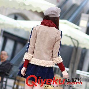 長袖 實拍秋冬新款長袖三件套女裝冬裝毛呢冬裙子冬季連衣裙 加厚#原始圖片3