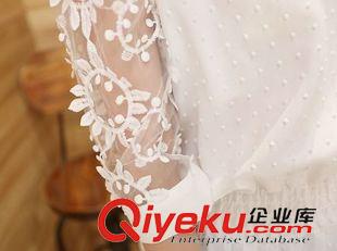女T 2015夏裝新款韓版女裝優(yōu)雅收腰顯瘦雪紡上衣打底衫潮原始圖片3