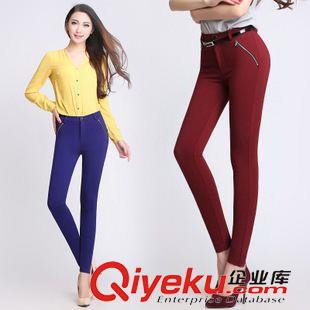 打底褲 模特實拍 2015春夏季款打底褲 休閑薄款女士小腳褲 七分褲