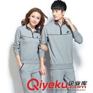 【仿牌阿迪耐克秋季新品】 2015早秋新品情侶休閑運(yùn)動(dòng)服立領(lǐng)時(shí)尚運(yùn)動(dòng)套裝男女休閑衛(wèi)衣運(yùn)原始圖片2