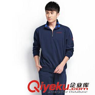 *拉鏈套裝 2015男士棒球服韓版時(shí)尚潮流帥氣酷衛(wèi)衣純棉吸汗透氣運(yùn)動套裝跑步