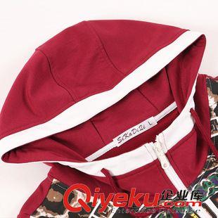 *印花二件套 2015運動套裝女秋款兩件套長袖長褲運動服修身顯瘦時尚印花潮流款原始圖片3