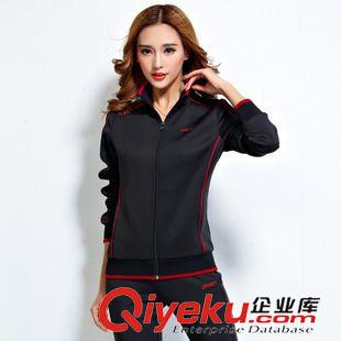 *女二件套 2015中老純棉年運動裝女春秋季加肥加大碼韓版休閑套裝媽媽二件套原始圖片2