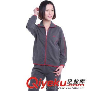 *女二件套 2015春秋套裝女裝潮流新款天鵝絨大碼中老年運動套裝韓版簡單媽媽