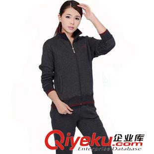 運動套裝 中老年運動服套裝情侶款秋冬 純棉加厚不倒絨倆件套新品促銷原始圖片2