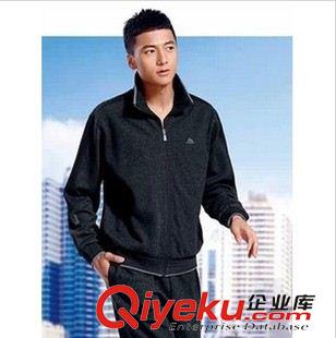 運動套裝 包郵 新款zp左邦路春秋運動衣純棉爸爸裝中老年晨練服上衣89373原始圖片3