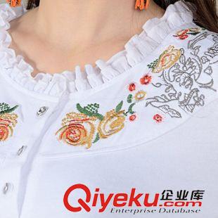 民族風款 2015新款民族風 新款 繡花 五色入  棉T   女原始圖片3
