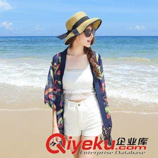 蕾絲雪紡衫 2015夏裝新款簡單大方韓版修身大碼品質(zhì)清涼雪紡衫長袖雪紡衫