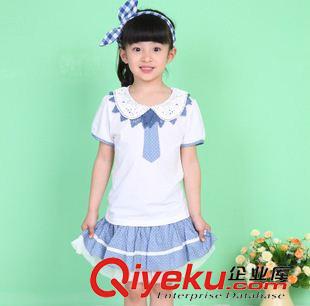 夏季短袖系列 2015兒童小學(xué)生校服夏幼兒園園服批發(fā)韓版表演服班服定制