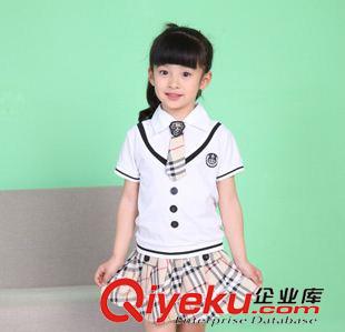 夏季短袖系列 2015兒童小學(xué)生校服夏幼兒園園服批發(fā)韓版表演服班服定制