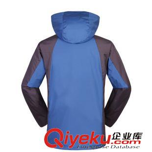 兩件套沖鋒衣（可脫卸） 運動戶外服裝兩件套沖鋒衣男三合一 定做無Logo廠服工作服與批發(fā)原始圖片3