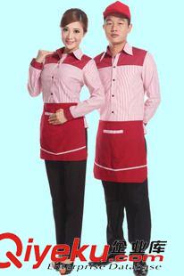 長袖系列 jdfw員服裝中餐廳工作服服務員工作服長袖飯店工作服春夏原始圖片3