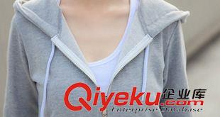 套裝系列 2015新款休閑運動套裝女韓版拼色運動服兩件套修身長袖套裝潮