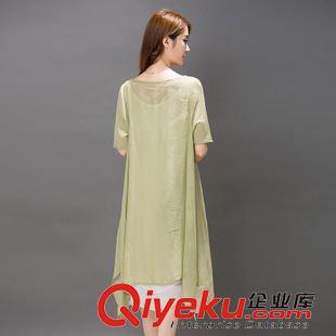 總經(jīng)理推薦 夏長裙棉麻連衣裙文藝復(fù)古兩件套套裝女夏氣質(zhì)休閑亞麻套裝裙