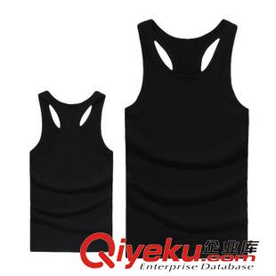男裝專區(qū) 夏季男士性感修身背心休閑舒適純色棉背心原始圖片3