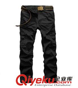 男裝專(zhuān)區(qū) 外貿(mào)新款男工裝褲長(zhǎng)褲 多口袋軍褲休閑褲男修身戶(hù)外褲 大碼原始圖片3
