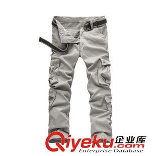 男裝專區(qū) 男工裝褲 多口袋軍褲休閑修身男戶外長(zhǎng)褲外貿(mào)原單 大碼原始圖片3