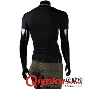 男裝專區(qū) 夏季休閑修身上衣衫3D立體骷髏頭毒蘋果短袖印花T恤男 特價(jià)原始圖片3