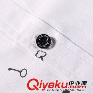 男裝專區 秋季男士時尚韓版碎花襯衫長袖男潮流男裝襯衫修身印花男襯衣原始圖片3