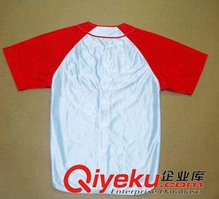戶外運(yùn)動服.球服 定做夏季韓國短袖棒球衫 外貿(mào)刺繡棒球服 豎條棒球服來圖定制原始圖片2