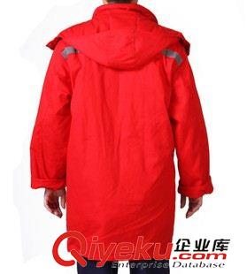 工作服套裝 廠家供應中長款防寒反光棉大衣 加厚夾棉棉衣工裝訂做原始圖片2