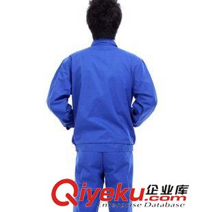 工作服套裝 秋冬季勞保服 長袖工程服 滌棉6535工作服 來圖來樣定做 訂單加工原始圖片2