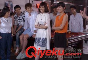歐美明星同款 2015春夏何以笙簫默唐嫣趙默笙明星同款水墨印花寬松襯衫連衣裙原始圖片2