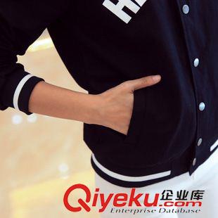 實拍區(qū) 2015秋冬新品情侶裝印花字母棒球服學生外套班服潮原始圖片3