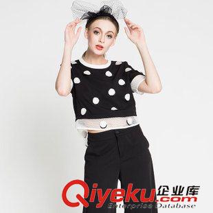 套裝 2015新品印花時尚休閑短袖上衣+短裙兩件套裝女 雪紡印花棉麻套裝