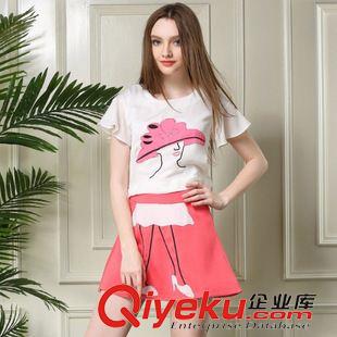 套裝 歐洲站套裝 夏裝新款休閑棒球服蝴蝶印花短褲套裝女 小香風套裝
