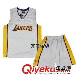 3.18 新款 可定制印號(hào)籃球服男款 時(shí)尚拼色男士籃球服 湖人隊(duì)籃球服批發(fā)供應(yīng)原始圖片3