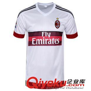 俱樂(lè)部套裝 15-16AC米蘭客場(chǎng)足球衣  隊(duì)服訓(xùn)練服足球衣運(yùn)動(dòng)服 足球服套裝批發(fā)原始圖片2