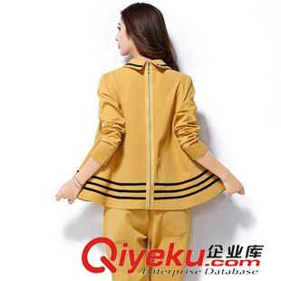 9月中旬精品 2015秋季歐美大碼女裝個(gè)性時(shí)尚運(yùn)動(dòng)套裝休閑衛(wèi)衣潮流運(yùn)動(dòng)兩件套