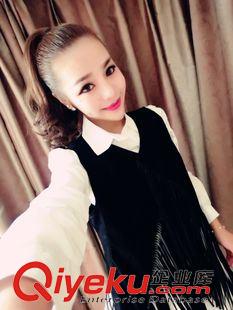 ~馬甲~ 2015秋季新款個性非主流女裝歐美流蘇小馬甲女式開衫外套坎肩原始圖片2
