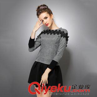 8月{dy}波 實拍2015秋季女裝新款有意思 超美紅腰帶豎條紋修身翻邊9分褲潮