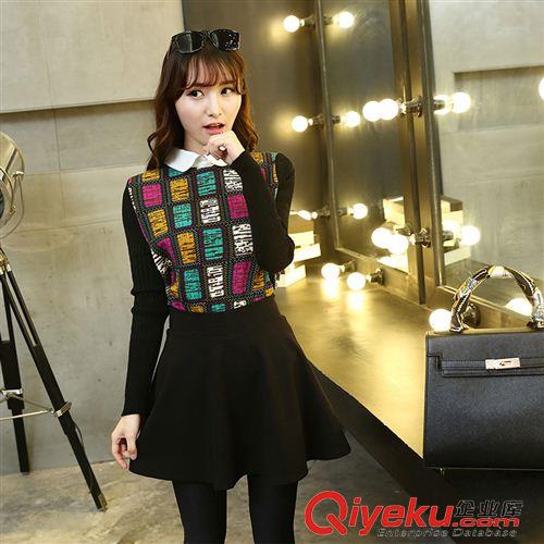 秋新款 襯衫 實拍8611#秋冬新款韓版顯瘦長袖襯衣女潮 新款彩格翻領(lǐng)襯衫女長袖原始圖片2
