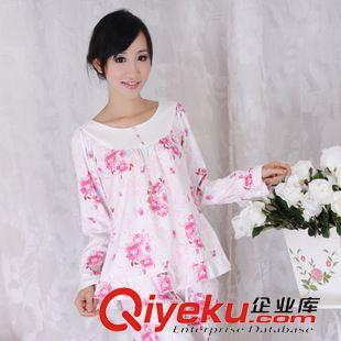 家居睡衣 F0127#實拍韓版針織棉女夏短袖卡通可愛休閑家居服套裝女士夏