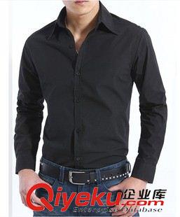 男式襯衫定做 廠家批發(fā)供應(yīng)2014男士商務(wù)訂做 短袖禮儀職業(yè)裝原始圖片2