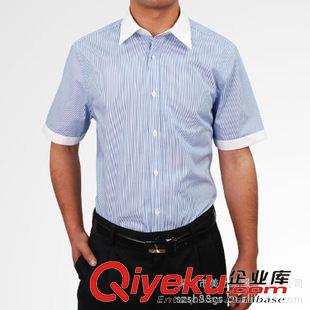 男式襯衫定做 2014新款 職業男女商務襯衫 辦公室白領工作服襯衫 格子衫