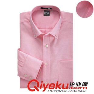 男式襯衫定做 供應(yīng)外貿(mào)批發(fā) 純色百搭  男士修身休閑長袖襯衫 男式襯衫 襯衣男
