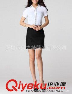 女式襯衫定制 2014新品 女款棉襯衫 女式短袖襯衫 工作襯衫 專業(yè)廠家定做