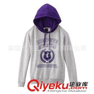 男式衛(wèi)衣 套頭衫訂做 2014新款衛(wèi)衣 搖粒絨雙面衛(wèi)衣 帽t 拉鏈連帽休閑專(zhuān)業(yè)廠家訂做原始圖片3