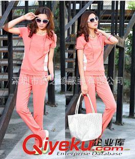 女式衛(wèi)衣 套頭衫訂做 廠(chǎng)家直銷(xiāo)女式休閑套裝 短袖運(yùn)動(dòng)服套裝 夏裝女裝衛(wèi)衣夏原始圖片3