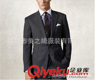 男士西裝 西服訂做 廠家承接男女式西服西褲 商務(wù)訂做制服 深圳服裝廠原始圖片2