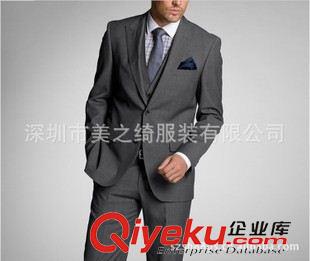 男士西裝 西服訂做 廠家承接男女式西服西褲 商務(wù)訂做制服 深圳服裝廠原始圖片3